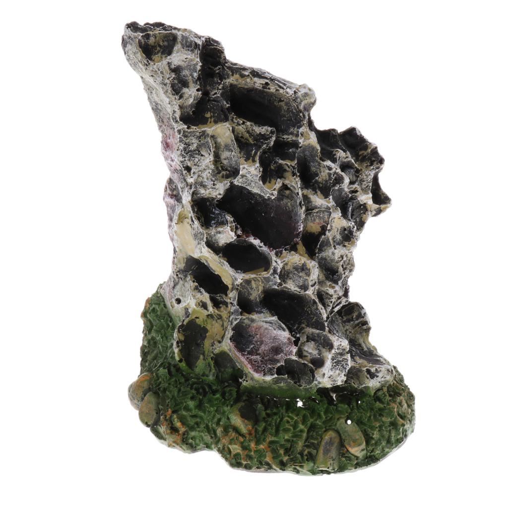 Resin Artificial Mountain Ornament Aquarium Fish Tank Landscape Decoration