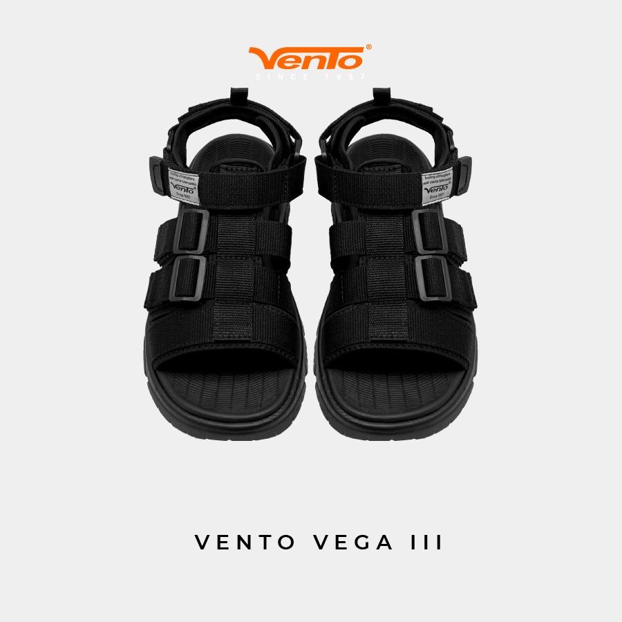 Giày dép Sandal Nam VENTO VEGA III Nam màu Đen đi học/đi làm NB10605