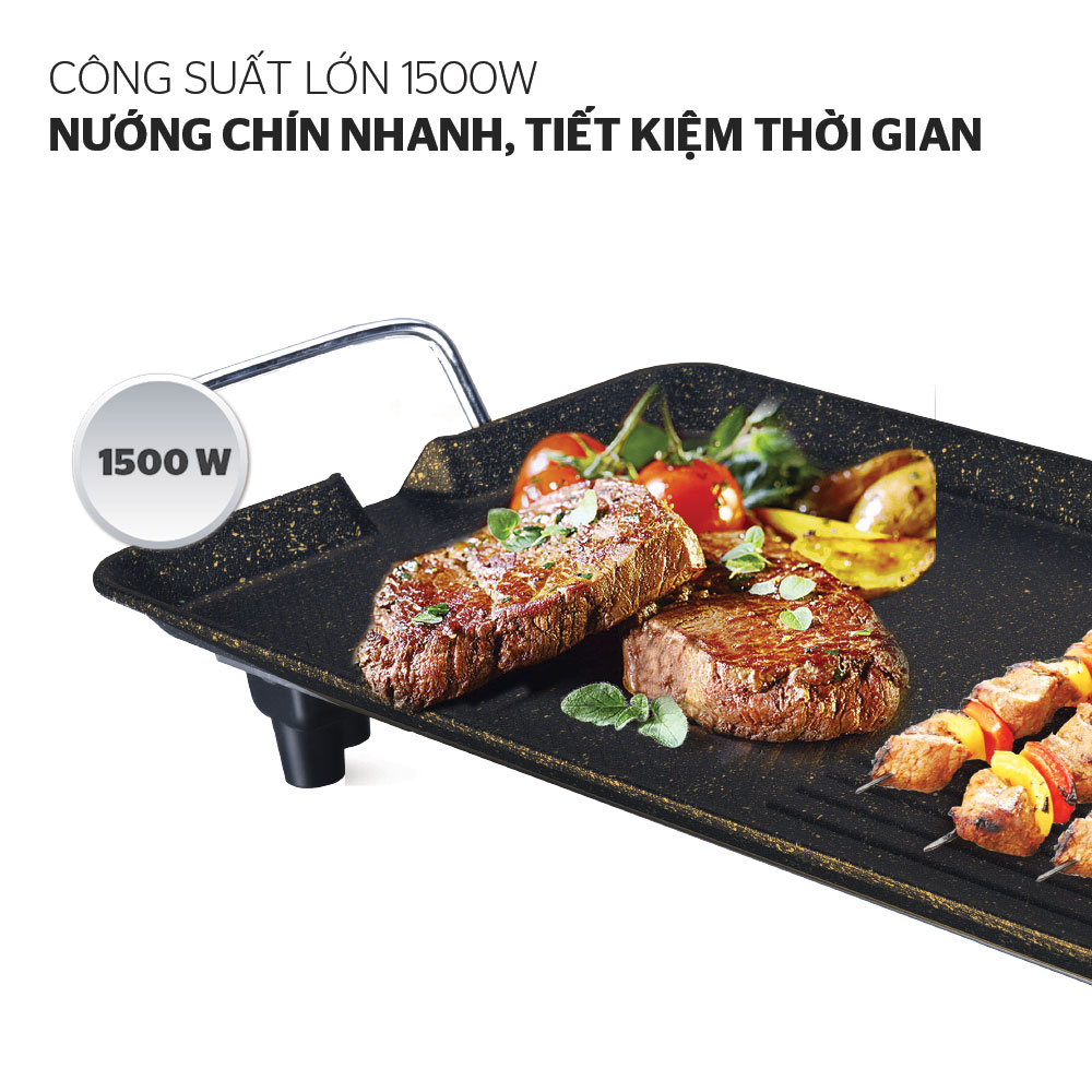 Bếp Nướng Điện Happy Time Sunhouse HTD4606 (1500W) - Hàng chính hãng