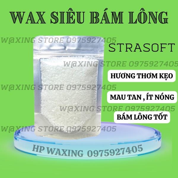 100G Sáp wax lông nóng dạng vụn + Bát silicon nấu sáp + Mỡ trăn tặng kèm que gỗ