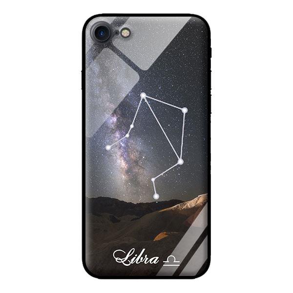 Ốp kính 12 cung Hoàng Đạo cho iPhone 8 Libra - Hàng chính hãng