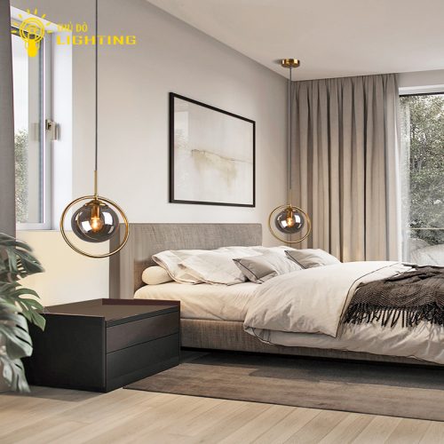 Đèn Thả Đơn Decor Gold 1719-250 Trang Trí Phòng Ngủ Phòng Khách Mang Phong Cách Hiện Đại
