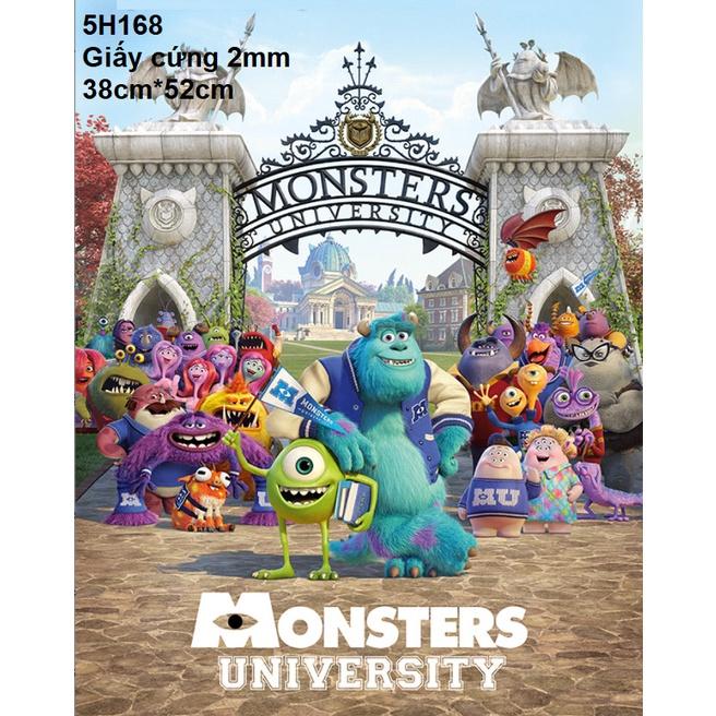 Tranh ghép hình Lò đào tạo quái vật- đồ chơi xếp hình Monster university