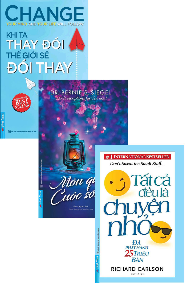 Combo Món Quà Cuộc Sống + Tất Cả Đều Là Chuyện Nhỏ + Khi Ta Thay Đổi Thế Giới Sẽ Đổi Thay _FN
