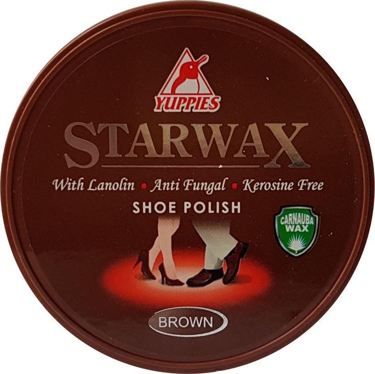 Xi đánh giày nâu YUPPIES Star Wax Shoe Polish 48ml - Brown (Malaysia)