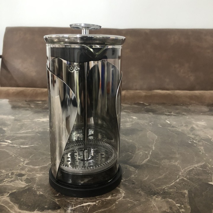 Bình pha cà phê kiểu Pháp French Press nhãn hiệu Shardor FP515S dung tích 1 lít Tích hợp hệ thống 4 bộ lọc cần gạt - HÀNG NHẬP KHẨU