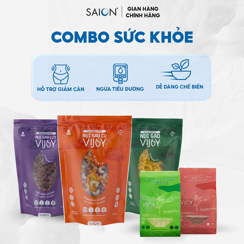 Combo Bún Nui VIJOY Sức Khỏe