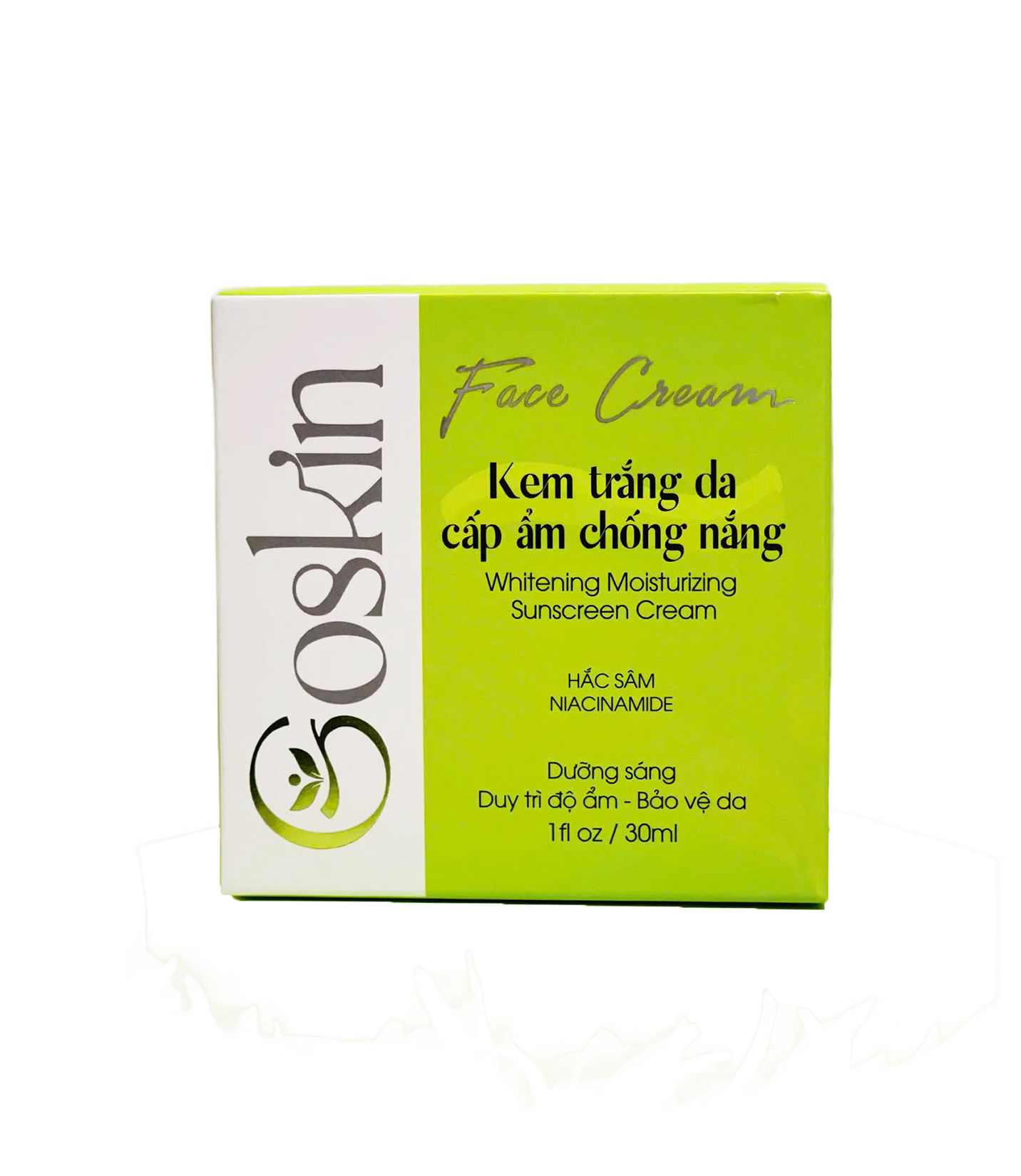 Kem trắng da cấp ẩm chống nắng 30ml Goskin (Kem Lotion)