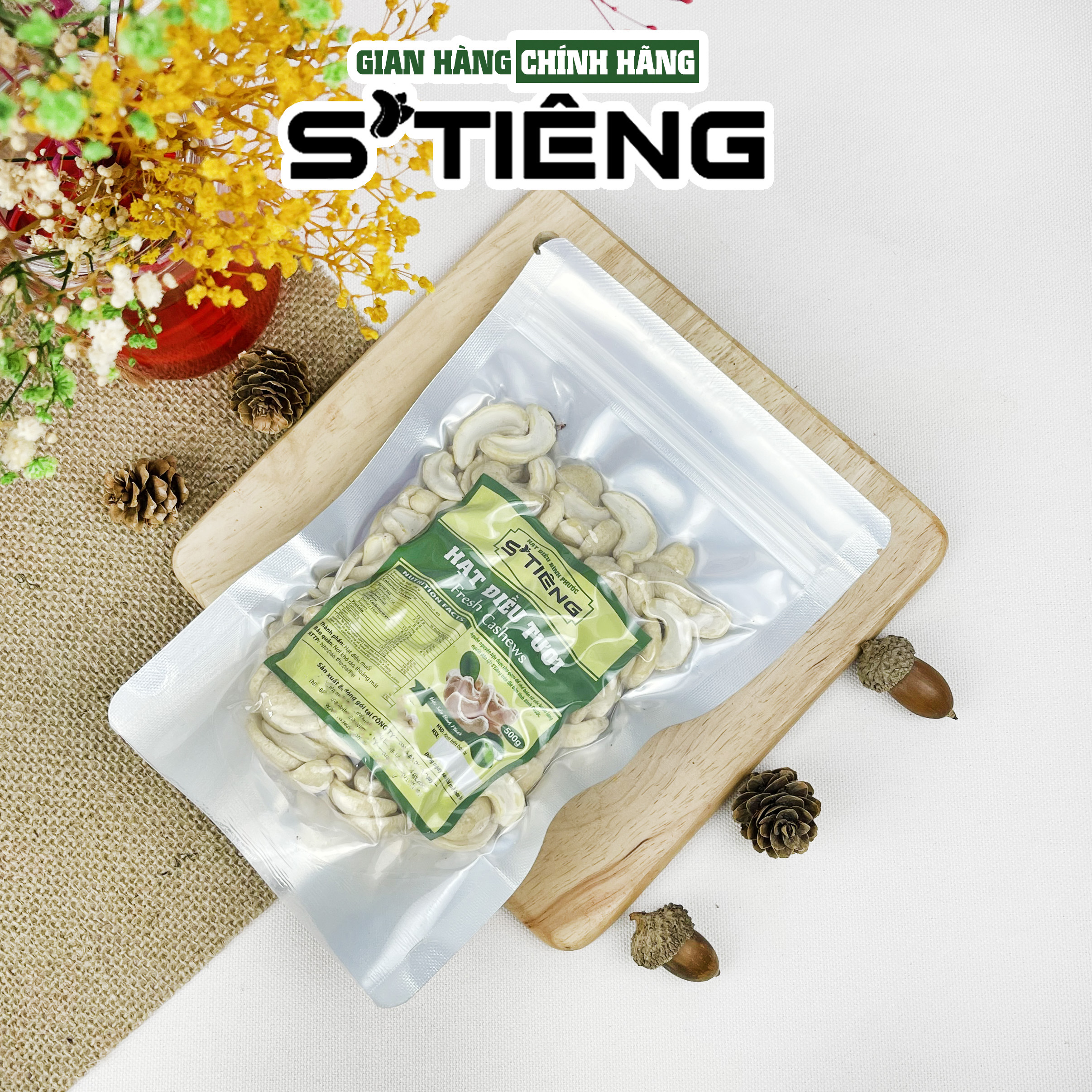 Hạt Điều Tươi Làm Sữa Làm Bánh STIÊNG Bình Phước