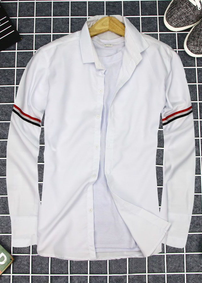 Áo sơ mi unisex soái ca quốc dân a399 sơ mi nam nữ trắng muidoi