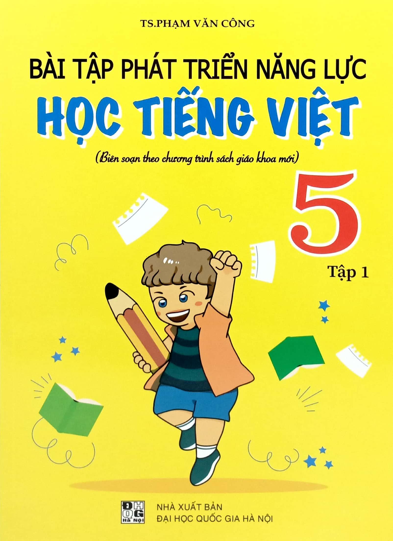 Sách - Bài Tập Phát Triển Năng Lực Học Tiếng Việt 5 - Tập 1