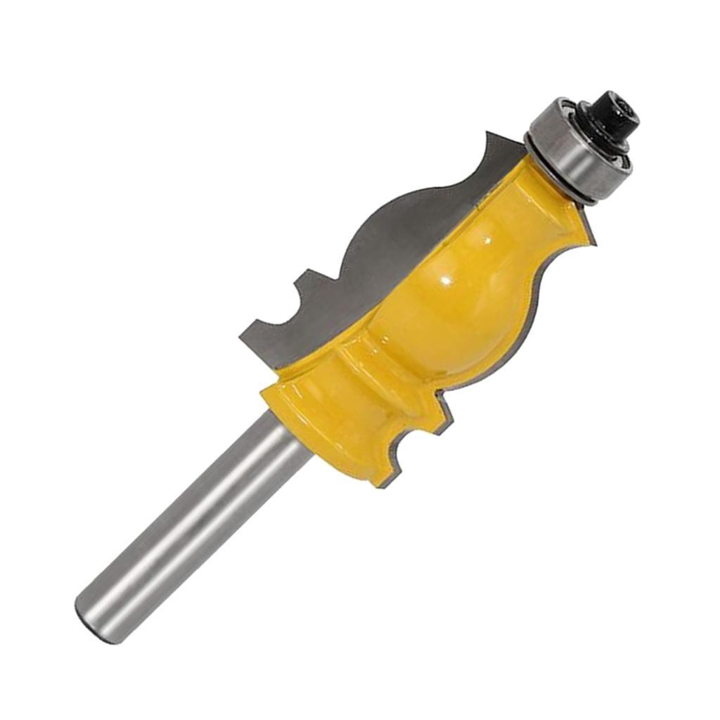 Mortise Template Flush Trim Router Bit Milling Cutter 8mm Shank Woodworking DIY Tools