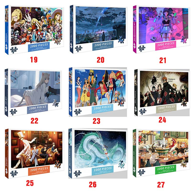 Tranh ghép hình 1000 mảnh 75x50 cm Xếp hình 1000 miếng đồ chơi phát triển tư duy kiên nhẫn dành cho bé và trẻ em