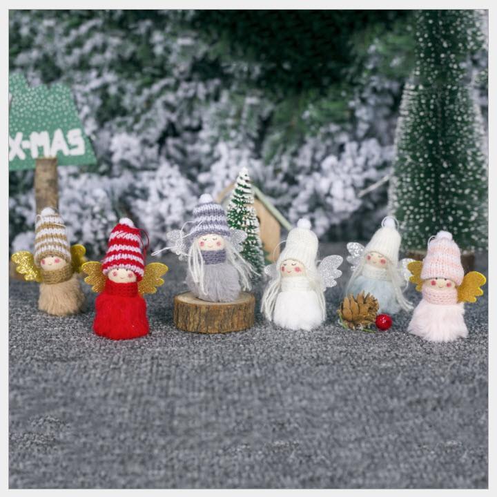 Thiên sứ Treo Trang Trí Cây Thông Giáng Sinh cực kì dễ thương kích thước 7,5cm x 6cm