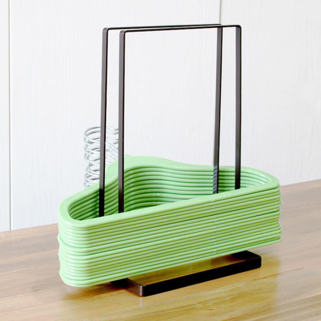 Iron Laundry Hanger Storage Rack Clip Organizer Stand Bathroom Towel Shelf