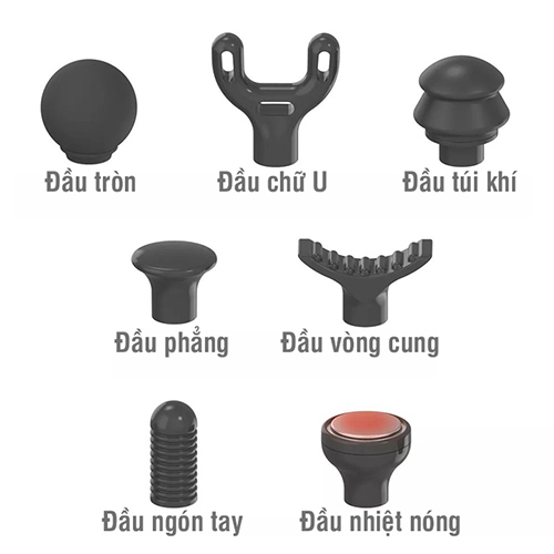 Súng massage cầm tay mini có đầu nóng Nikio NK-173 - Giảm đau nhức và giãn cơ toàn thân, siêu nhỏ gọn,. Phù hợp cho chị em, người lớn tuổi sử dụng