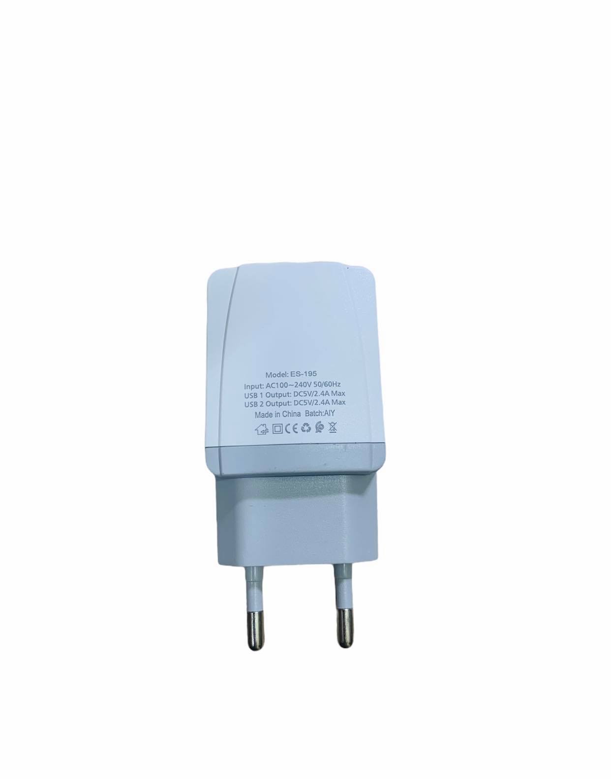 Củ sạc nhanh 2 cổng ES-195