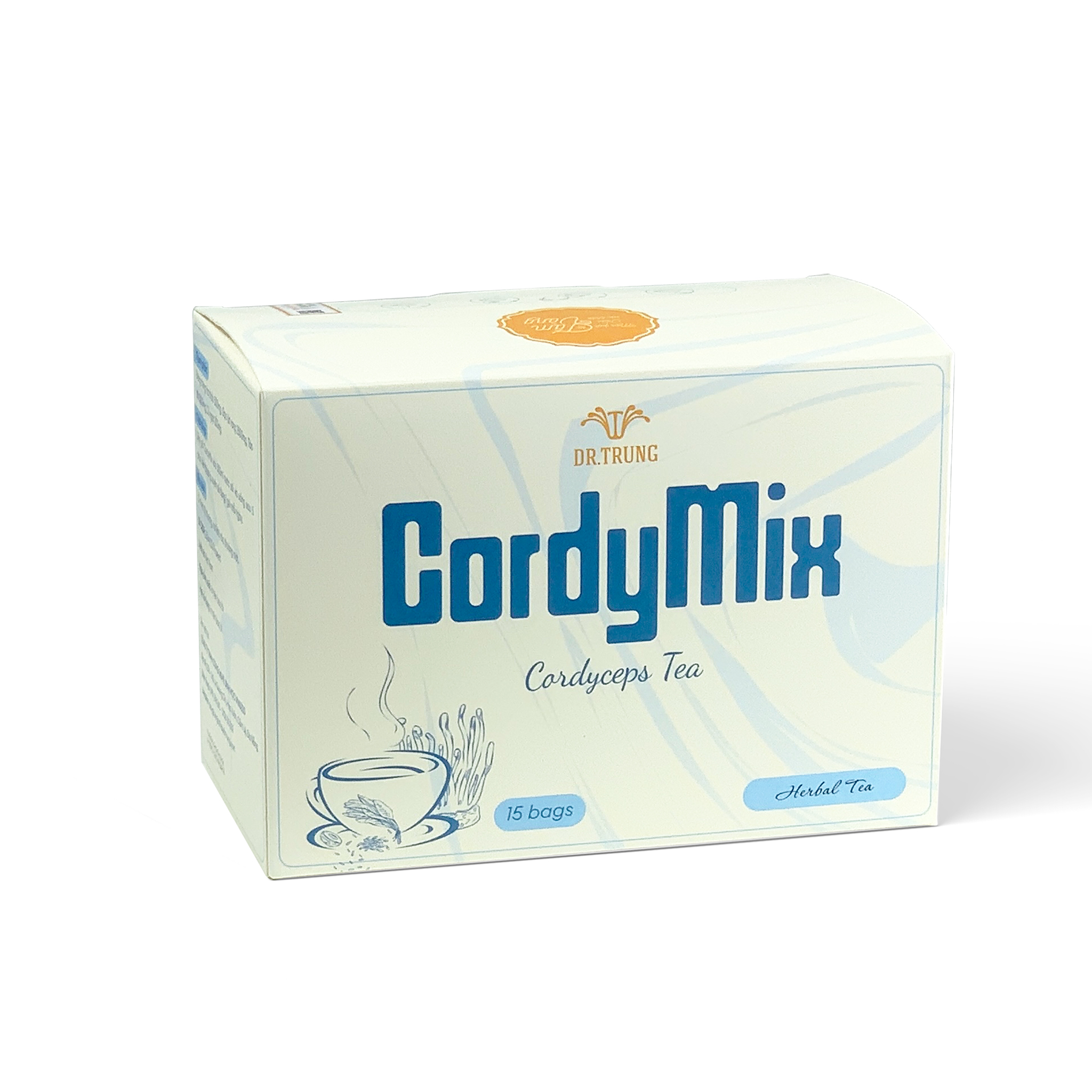 Đông trùng hạ thảo Dr.Trung - Trà Đông trùng hạ thảo tứ vị CordyMix - Bổ máu, tăng lưu thông tuần hoàn máu, ngủ ngon giấc, an thần, thoải mái, ngủ ngon