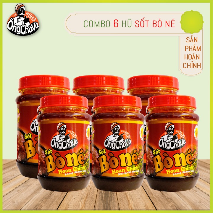 Combo 3 Hũ Sốt Bò Né Ông Chà Và 220g (Chuyên Dùng Ướp Và Xào Các Món Bò Tăng Hương Vị Thơm Ngon Cho Món Ăn)