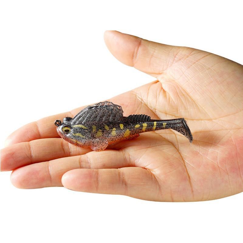 Mồi câu cá mồi mềm giả cá câu lure dấu lưỡi siêu nhạy 8cm / 14g MG-17