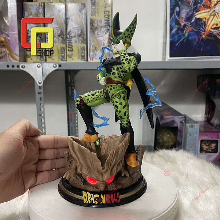 Mô hình Cell T-Rex - Figure Cell Dragon Ball - Có Led base