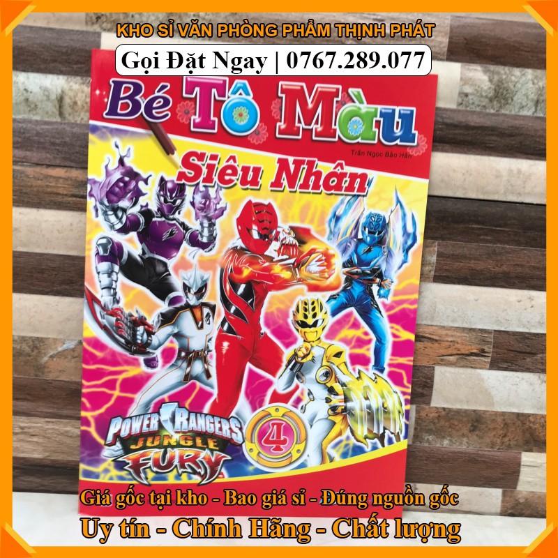 BÉ TẬP TÔ MÀU SIÊU NHÂN
