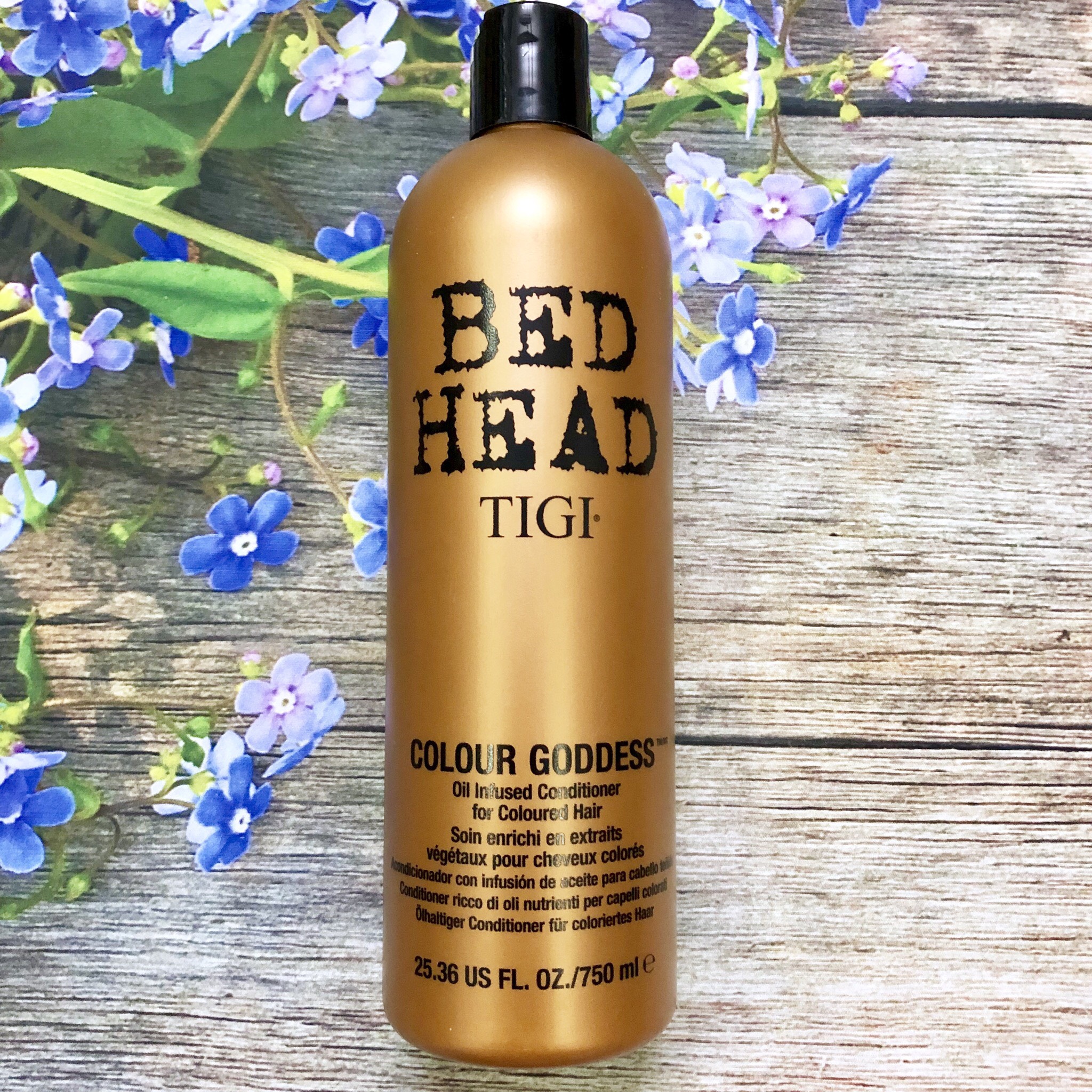 DẦU XẢ TIGI BED HEAD COLOUR GODDESS OIL INFUSED CONDITIONER CHO TÓC NHUỘM 750ML (USA)