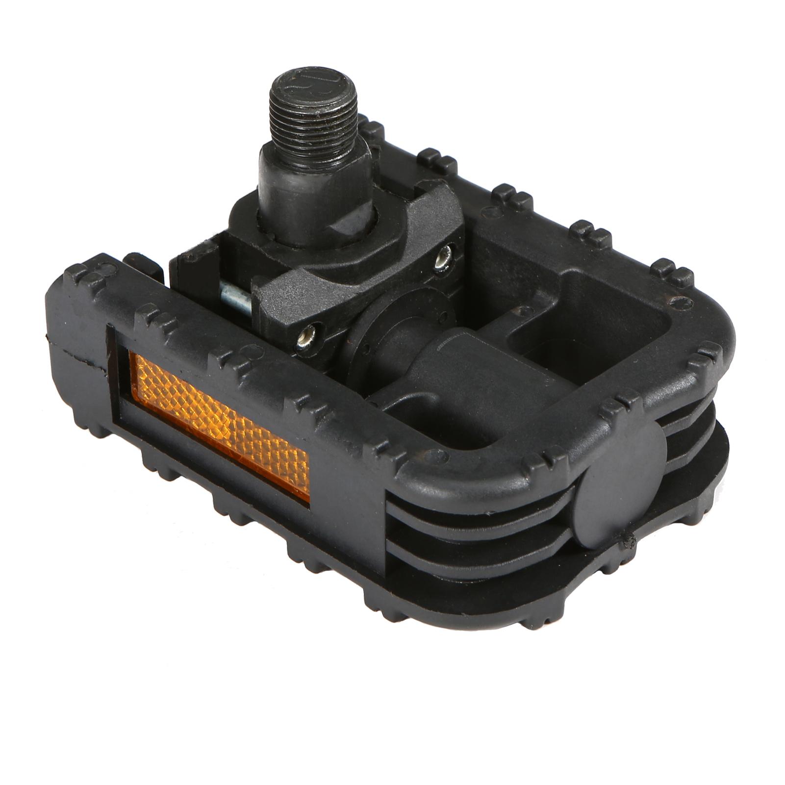 Bàn đạp xe đạp Thân nylon với độ bền cao có sọc phản quang hai bên Thiết kế chống trơn trượt