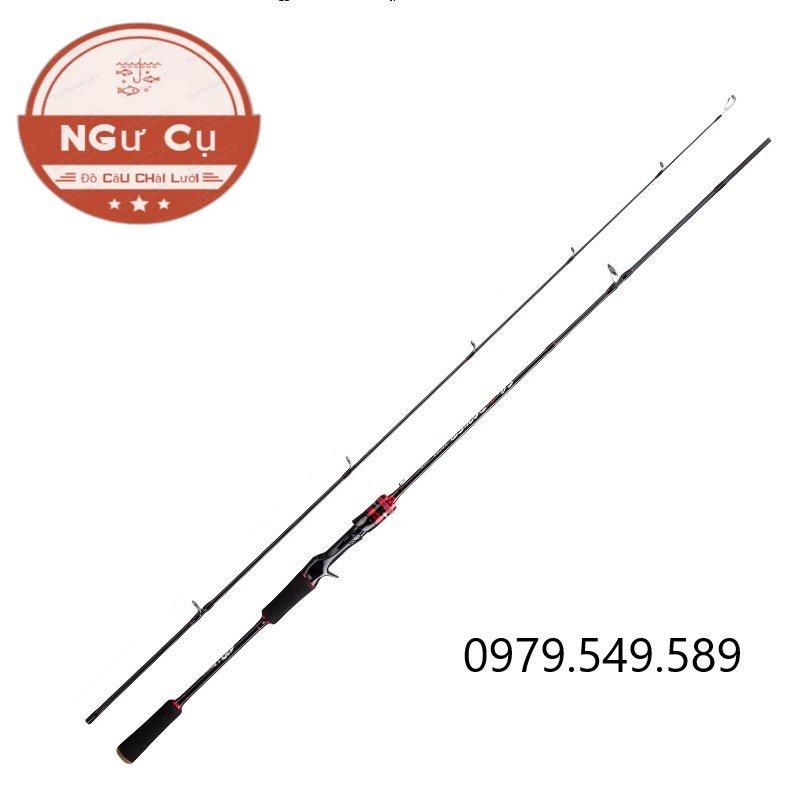 Bộ cần câu lure Máy ngang Rollfish 1.68m - 1.8m - 2.1m - 2.4m + Máy ngang + dây câu lure + bộ mồi như hình