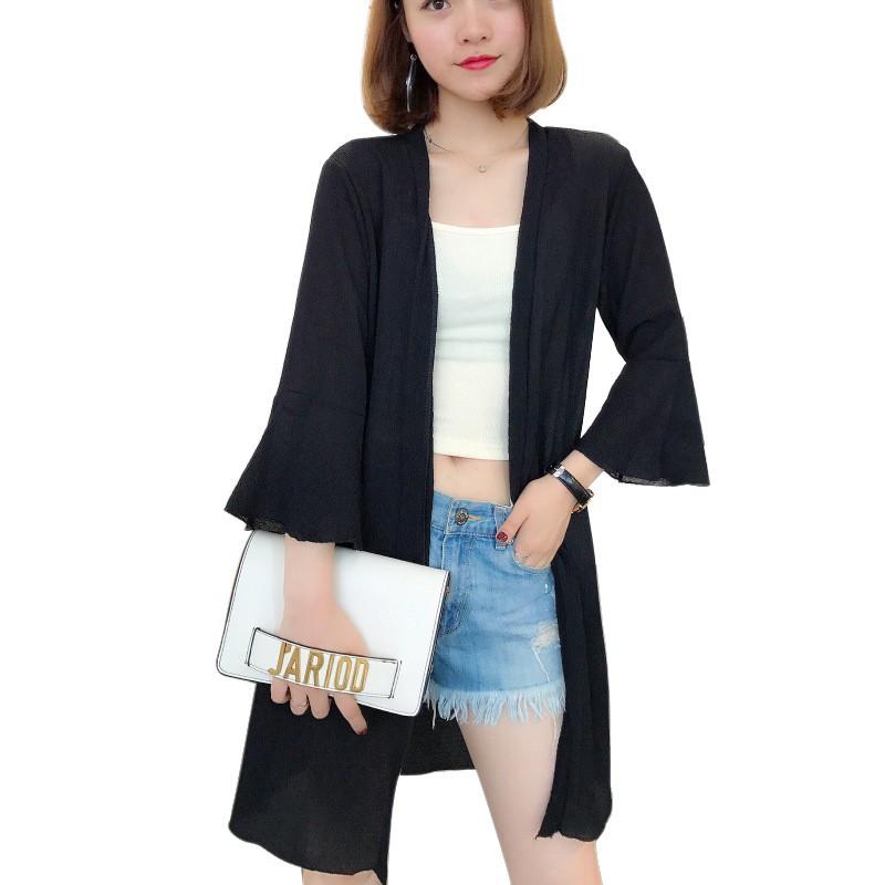 Áo choàng chiffon dáng rộng cho nữ