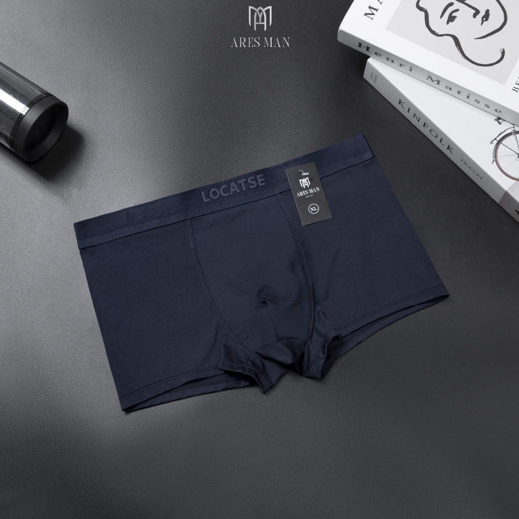 Quần boxer nam, combo quần lót đùi nam cao cấp chất thun lạnh kháng khuẩn co giãn 4 chiều phong cách nam tính - LOCATSE