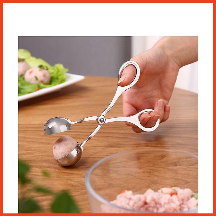 Dụng Cụ Kẹp Thịt Viên, Chả Viên Inox