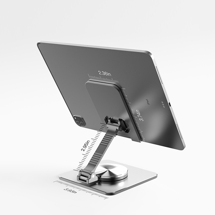 Giá đỡ điện thoại, máy tính bảng hợp kim nhôm xoay 360 độ - T0374