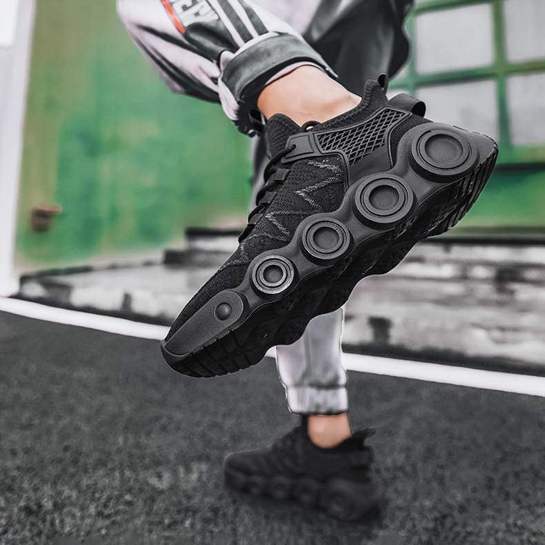 Giày Thể Thao Nam GEMI - Giày Sneaker Màu Kaki - Đen, Giày Thể Thao Phù Hợp Mọi Lứa Tuổi, Ôm Chân - G5125