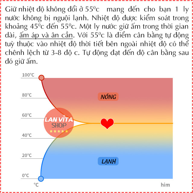 Đế Giữ Ấm Nước Tự Động, Bổ Dưỡng Dạ Dày, Ấm Áp Trái Tim