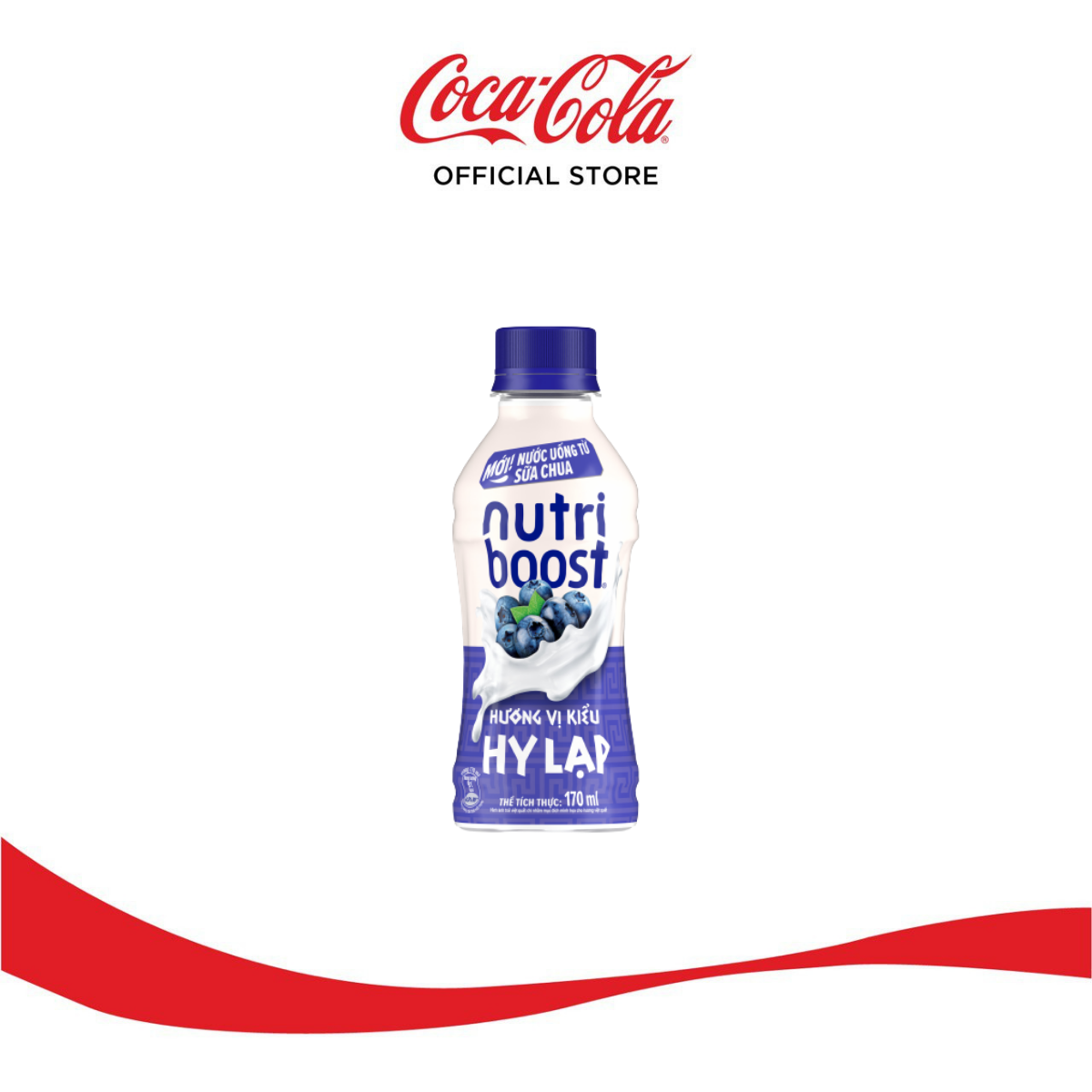 Lốc 24 Chai Thức Uống từ Sữa Chua Nutriboost Vị Việt Quất (170ml/chai) Sale 10.10_TK