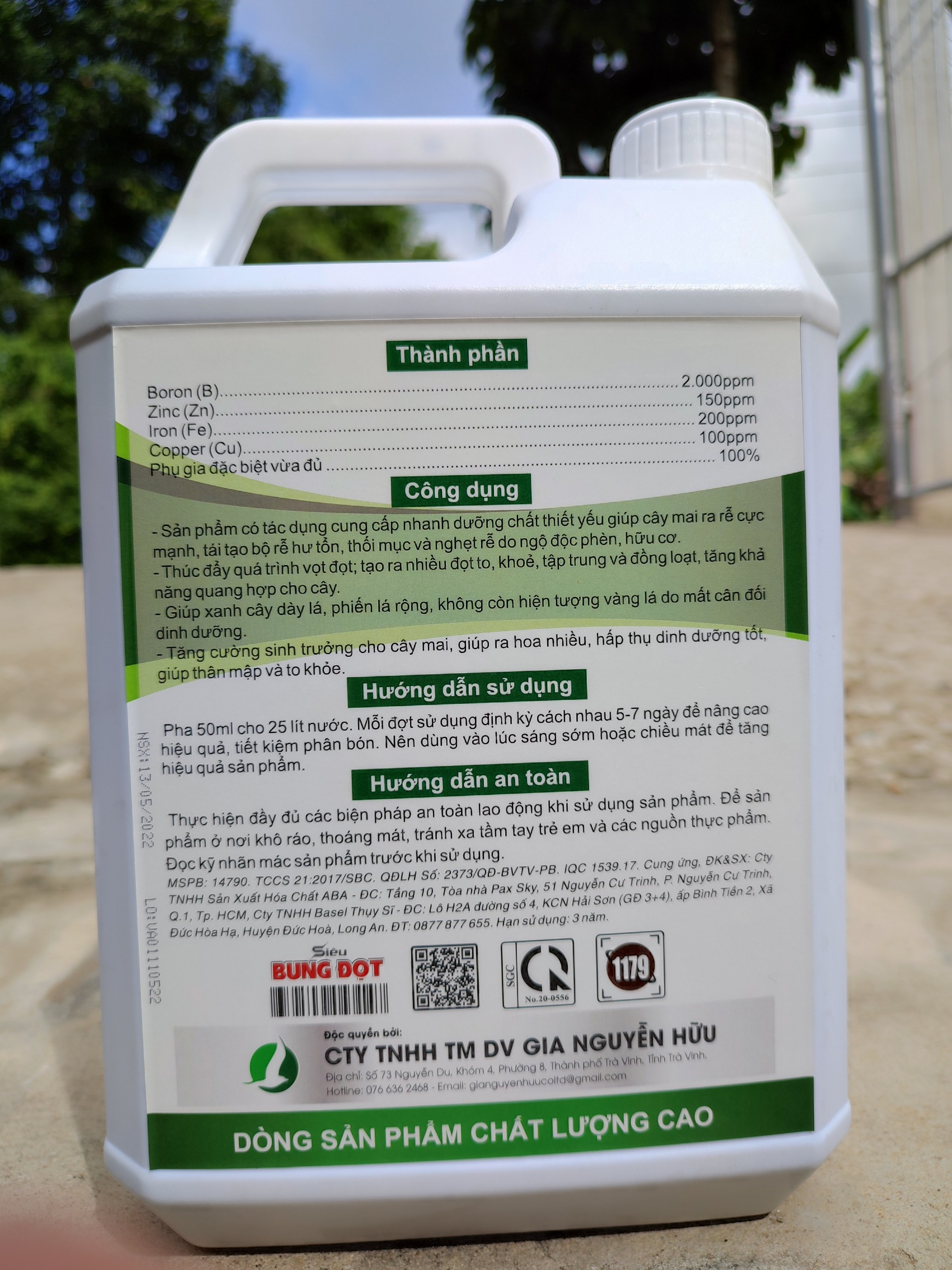 SIÊU BUNG ĐỌT - RA RỄ MAI CAN 5LÍT