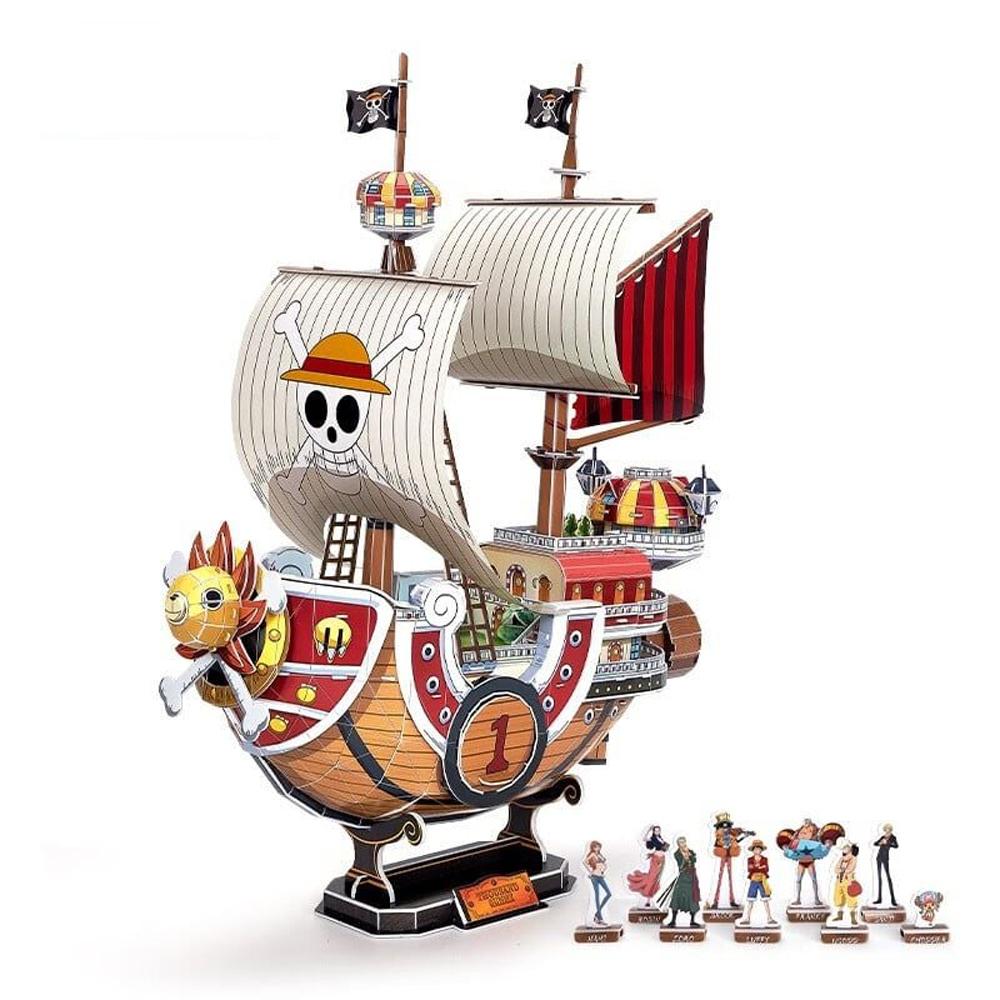 Đồ Chơi Lắp Ráp Mô Hình Giấy 3D One Piece - Thuyền Thousand Sunny Plus - CubicFun DS1027H (244 Mảnh Ghép)