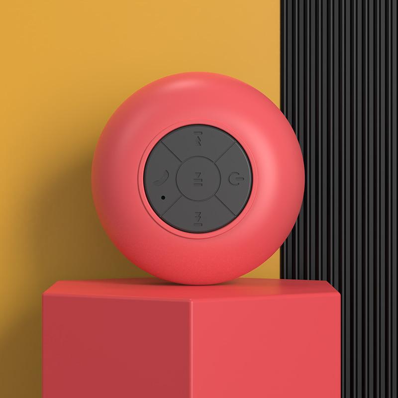 Phòng tắm với loa bluetooth không dây di động không dây mini lớn Color: white