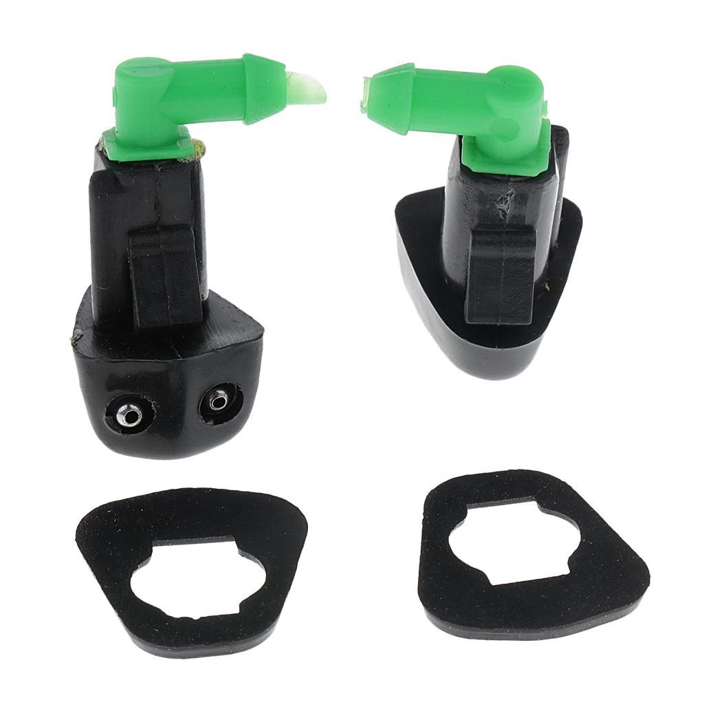 2X Pair Water Spray Nozzles Windshield