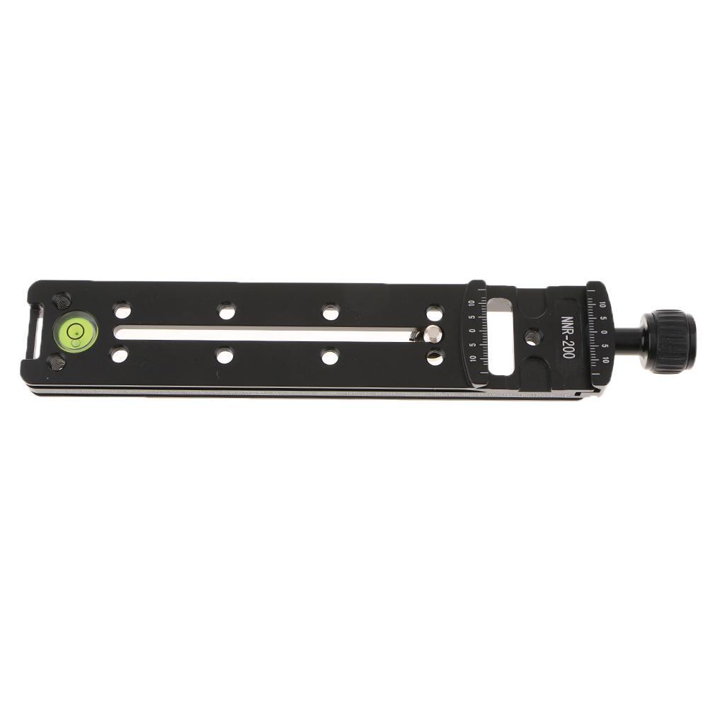 200mm Nodal Slide Rail Quick Release Plate Clamp for Panoramic Arca