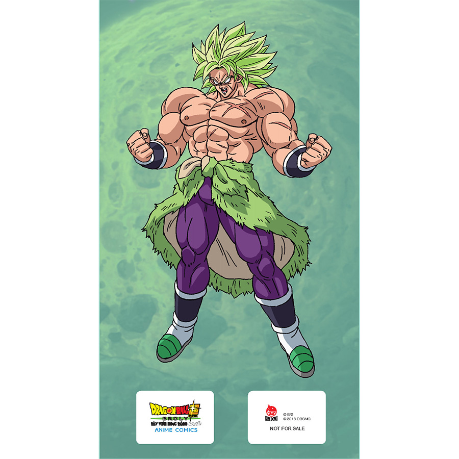 Dragon Ball Super Anime Comics Bảy Viên Ngọc Rồng Siêu Cấp Broly [Tặng Kèm Ngẫu Nhiên 1 Trong 3 Mẫu Standee PVC]