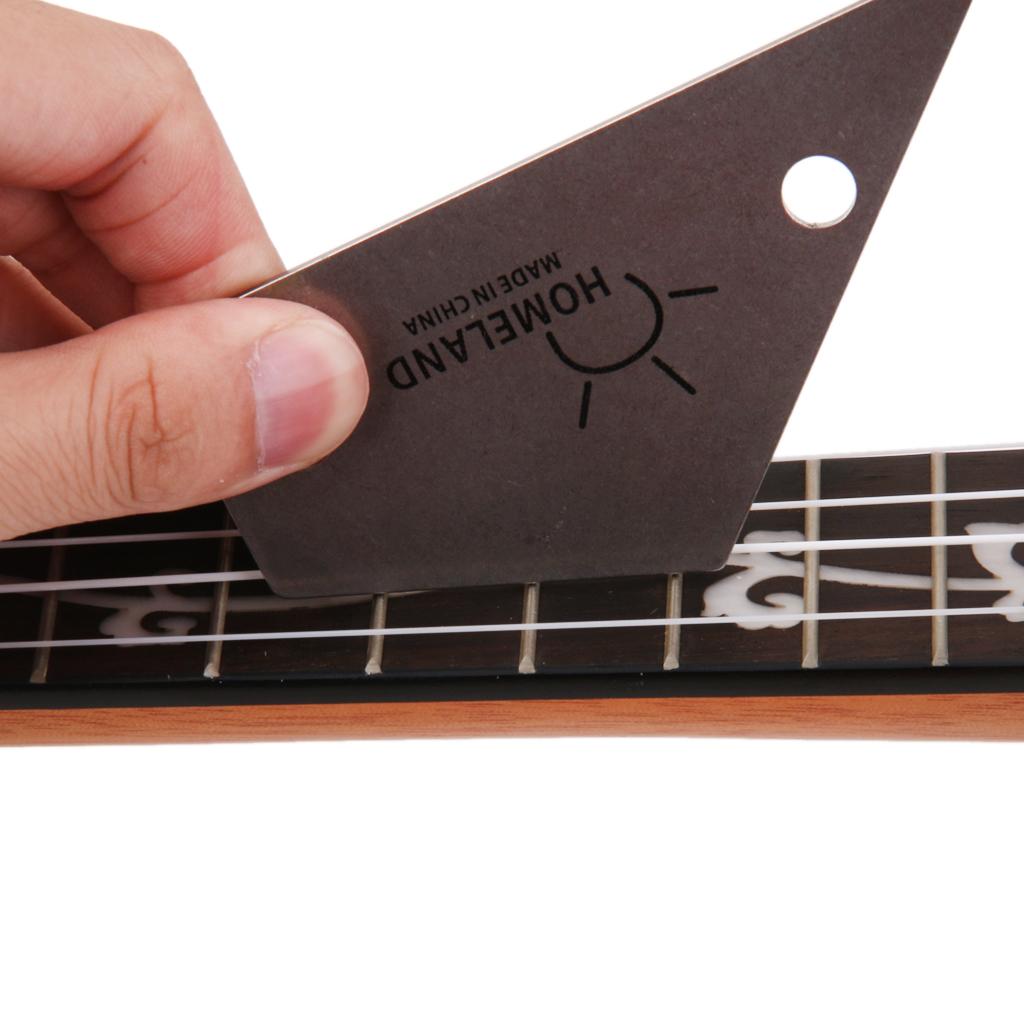 Sunnimix Ngòi Thường Đính Đá Dây Thép Không Gỉ Cho Bass Đàn Mandolin Đàn Banjo Đàn Guitar Luthier Dụng Cụ