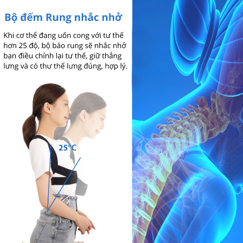 Đai đeo giữ dáng chống gù thông minh cao cấp cho mọi lứa tuối - Body Plus