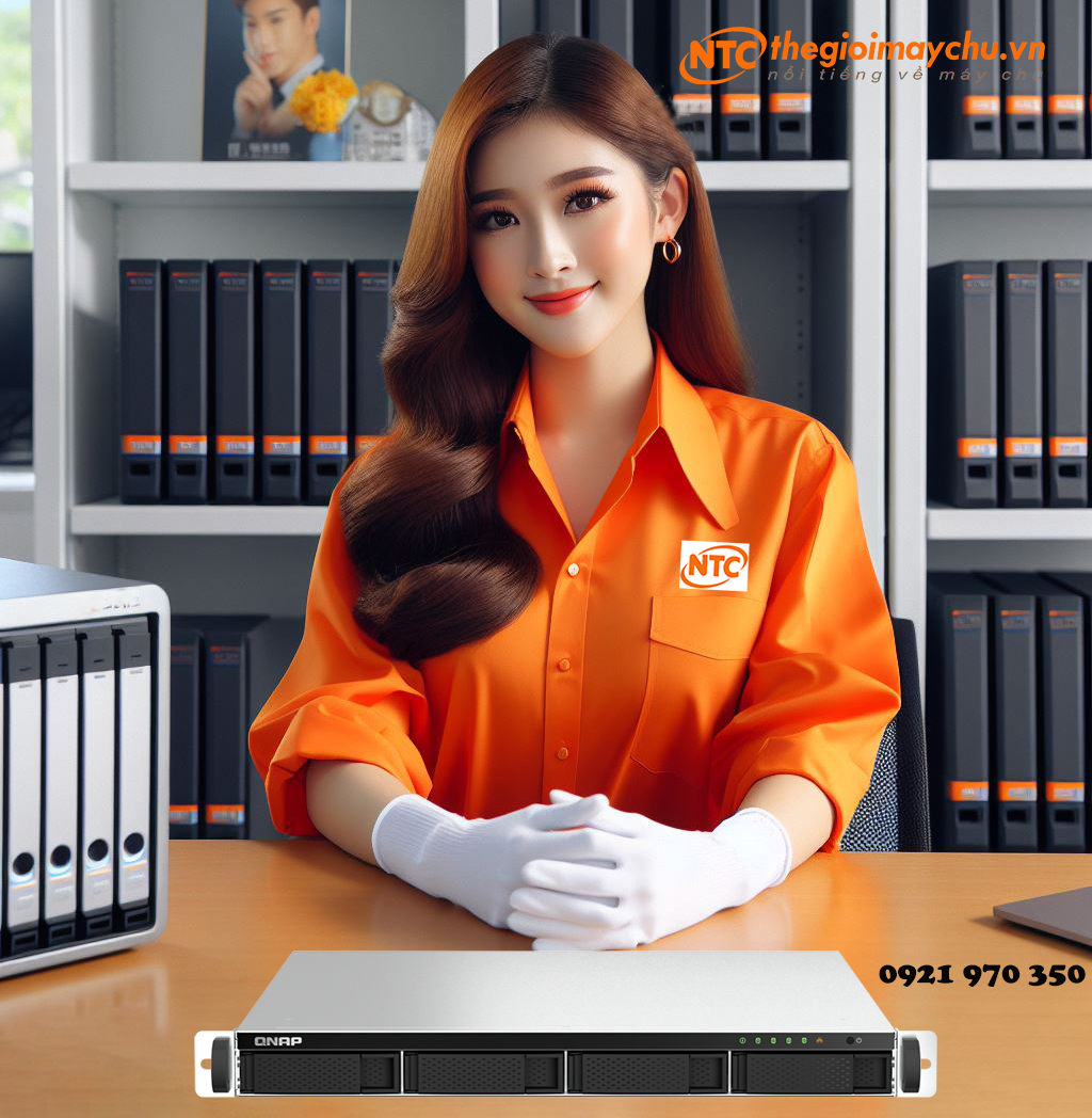 Thiết bị lưu trữ QNAP TS-464U-RP - Hàng Chính Hãng