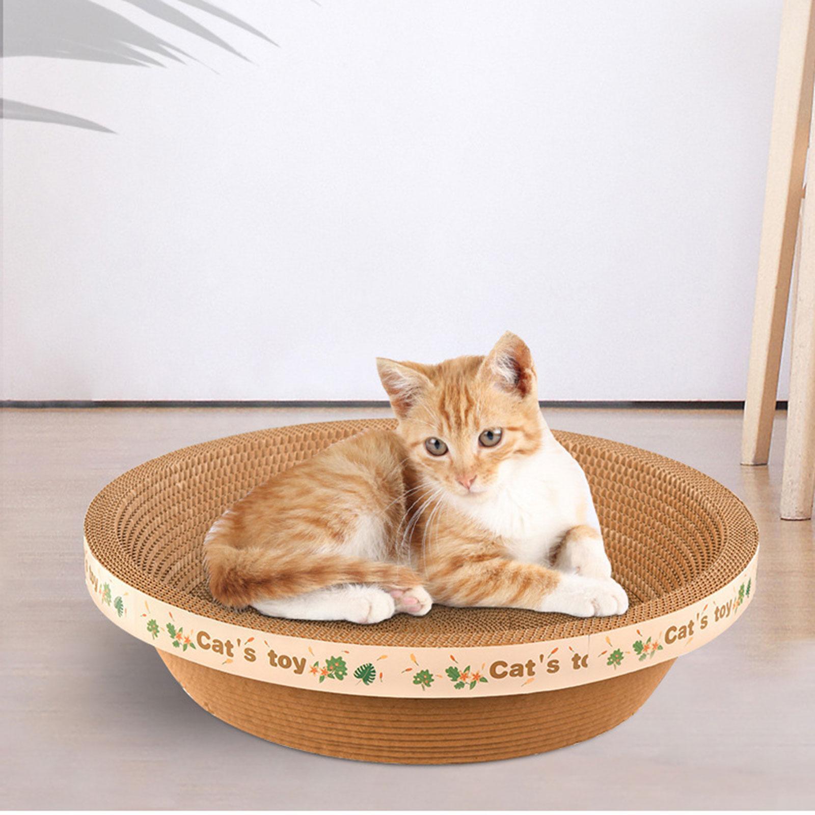 Cat Scratcher Pad Nest Cat Scratcher Cardboard for Kitty Kitten Pet Supplies