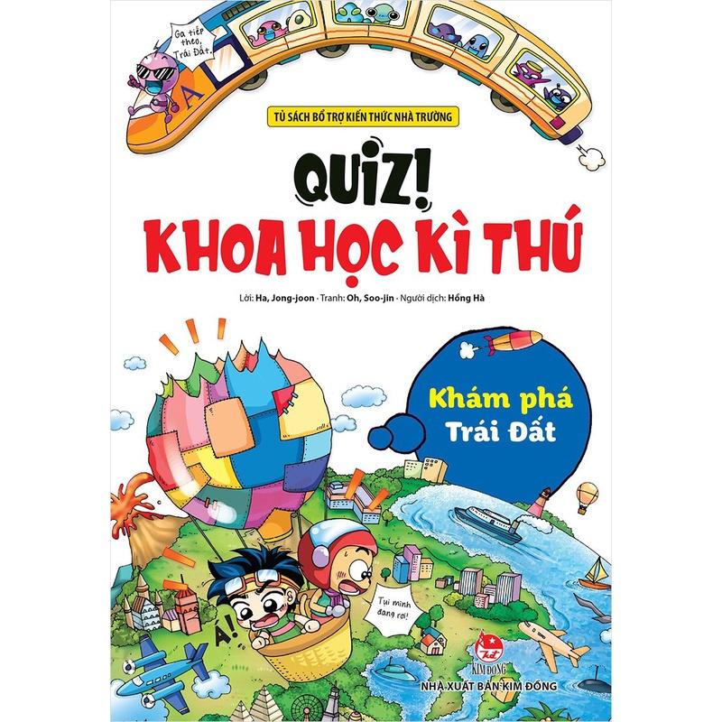 Sách - Quiz! Khoa học kì thú - Khám phá Trái Đất