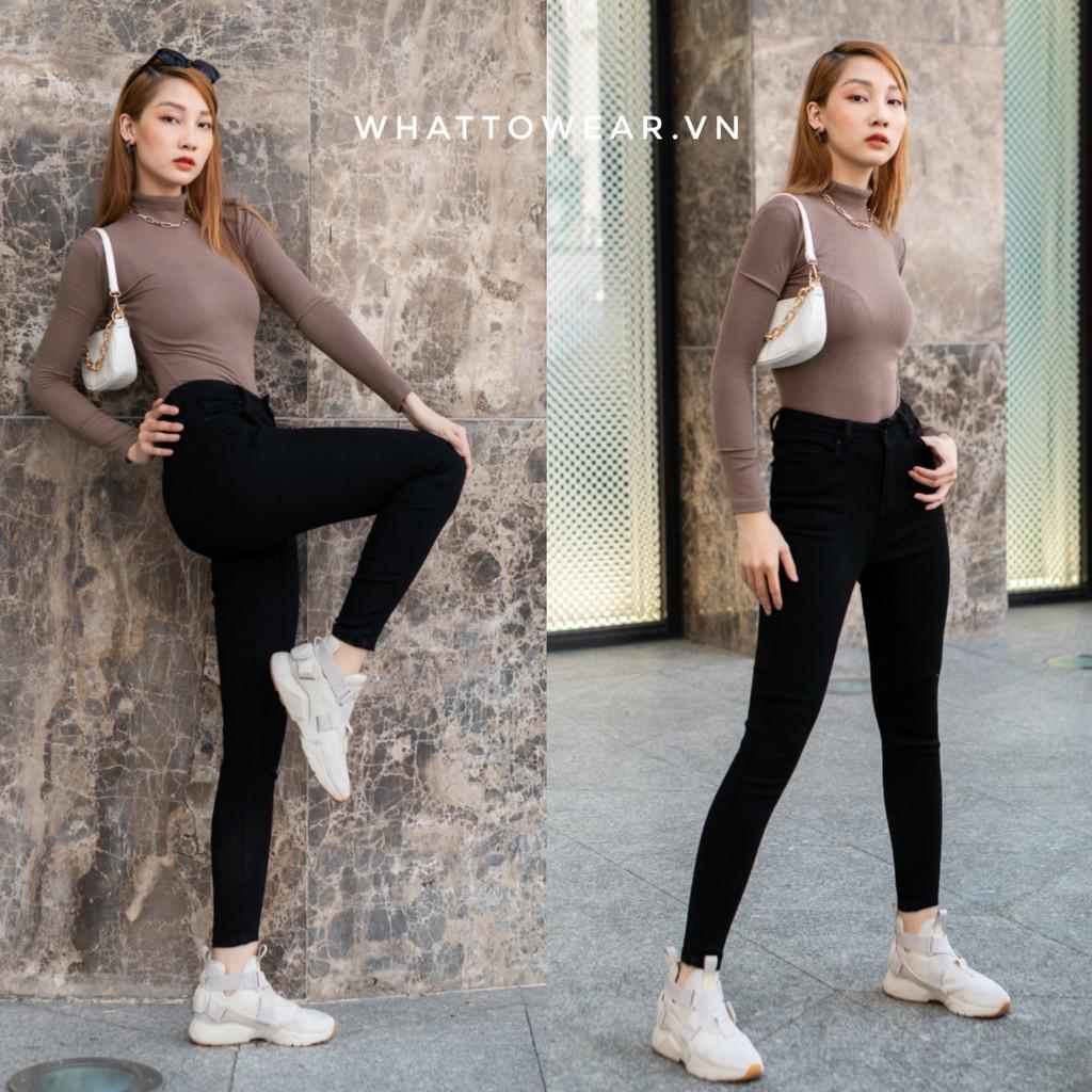 Quần jean skinny đen premium, quần skinny đen, quần skinny basic