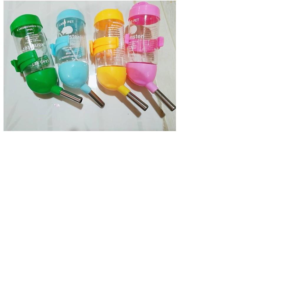 Bình nước bi lăn nhiều size cho hamster , thỏ , bọ ú