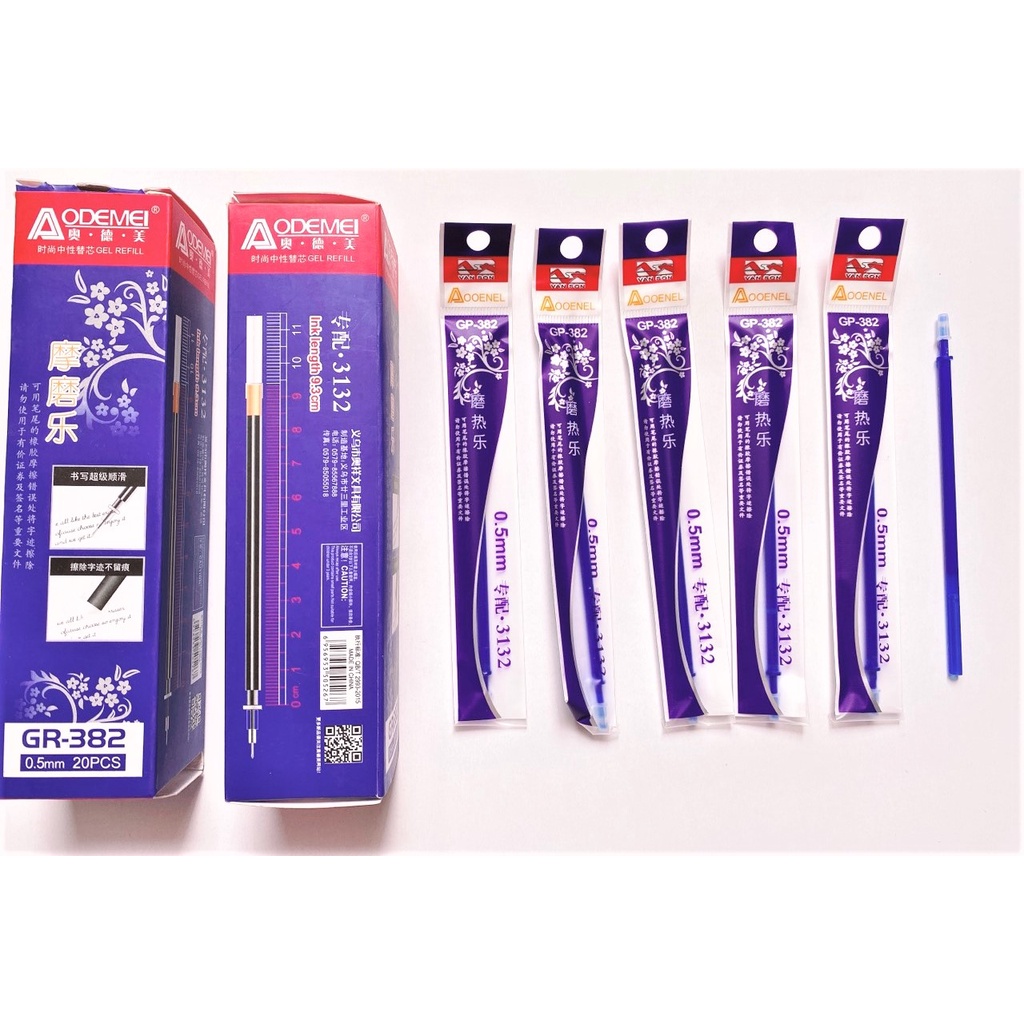 Hộp 20 cái ruột xóa được thay thế cho bút xoá được